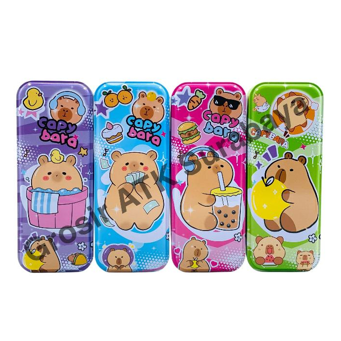 

Kotak Tempat Pensil Kaleng Anak Princess Fancy Capybara Lucu 1