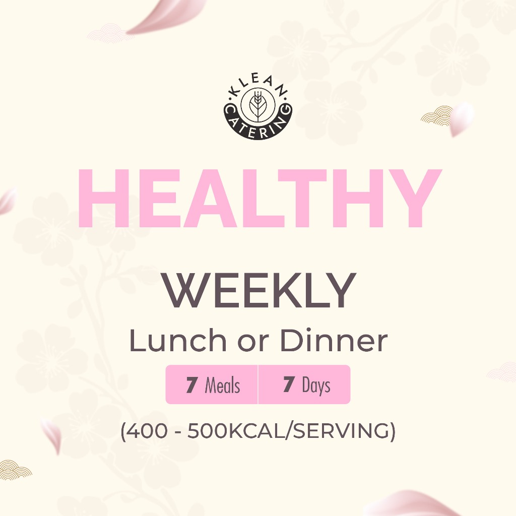 

Klean Healthy Diet Catering Sehat - Weekly (7 Meals/7 Days)