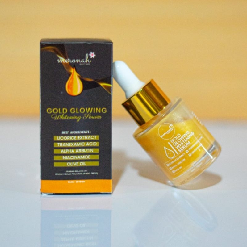 MERONAH GOLD GLOWING WHITENING SERUM