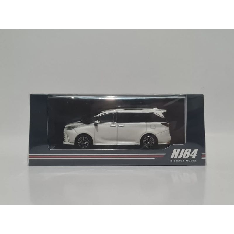 Hobby Japan 1/64 Lexus LM500h RHD 4 Seater White