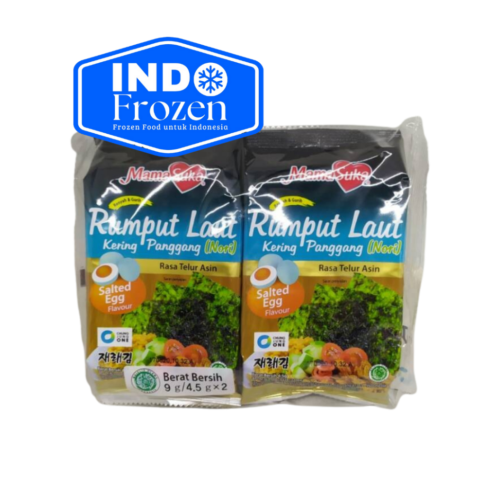 

MAMASUKA RUMPUT LAUT PANGGANG TELUR ASIN 4,5GRX2
