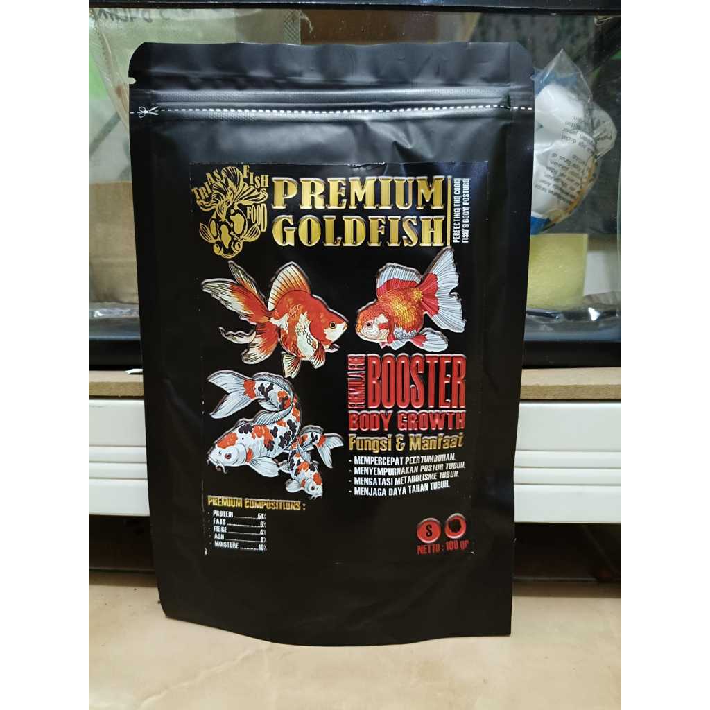 Glaciaamart Pelet Ikan Goldfish Ikan Koki Koi /Goldfish Pelet Premium/Pelet Ikan Koki/Makanan Ikan