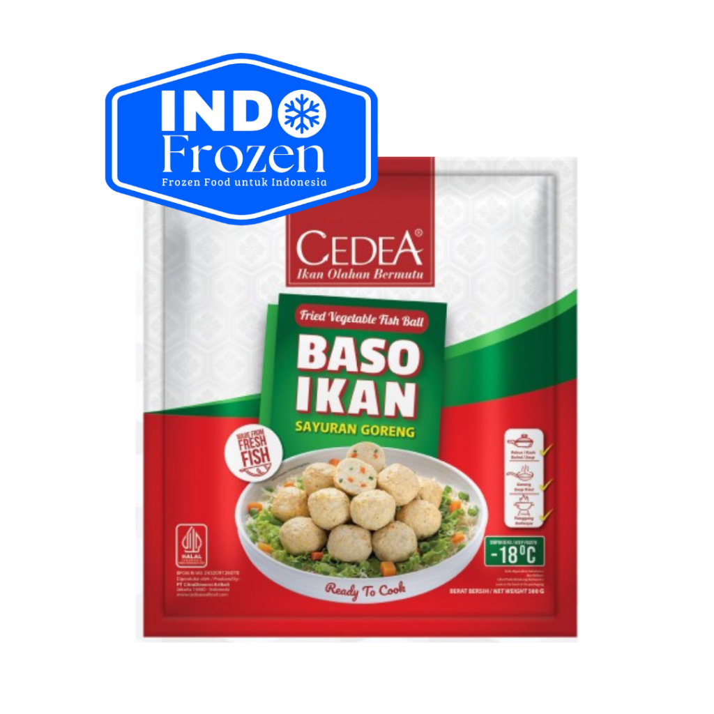 

CEDEA BASO IKAN SAYUR GORENG 500GR/BAKSO IKAN SAYURAN GORENG