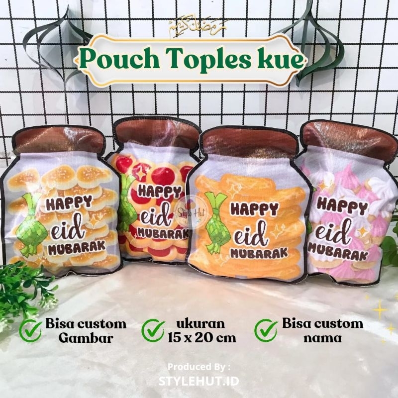 

Bingkisan Snack I Pouch Snack Lebaran I Pouch Ketupat I Pouch Lucu I Pouch Lebaran | Pouch Toples Kue