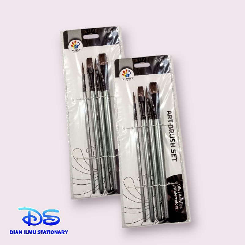 

kuas lukis set 4 yijiayi 839-4c