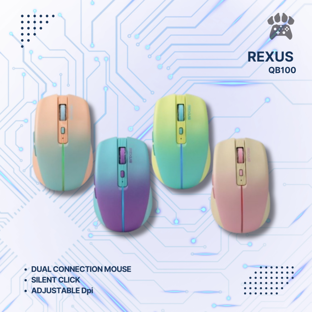 Mouse Rexus QB200 Wireless Dual Connection