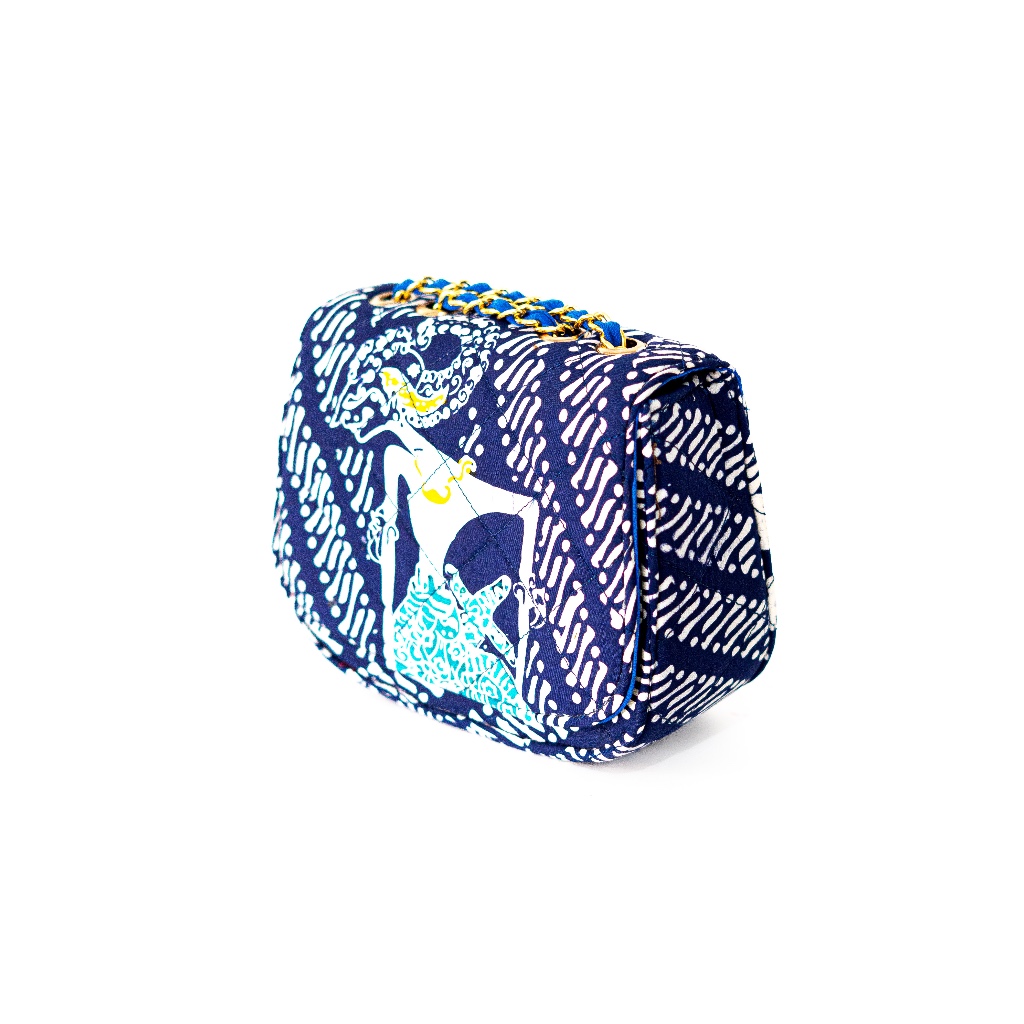 Tas Batik Motif Wayang Tali Rantai Wanita