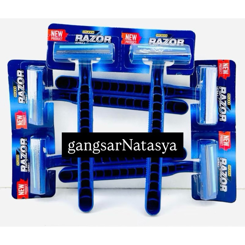 Cukur jenggot 2 Reflex, Razor, Kingsman isi 2 lusin