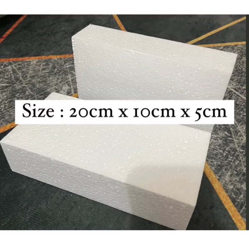 Foam Busa Putih Gabus Buket TERMURAH -  Buket Dekorasi Nikah Pesta Nikah