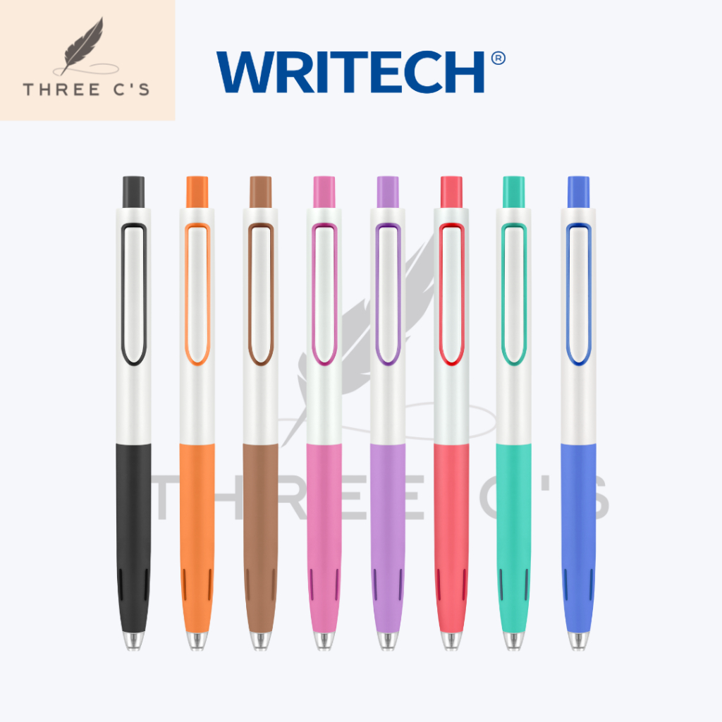 

technandaa - writech w-0154 gel pen hitam 0.5 aesthetic pastel pulpen pena