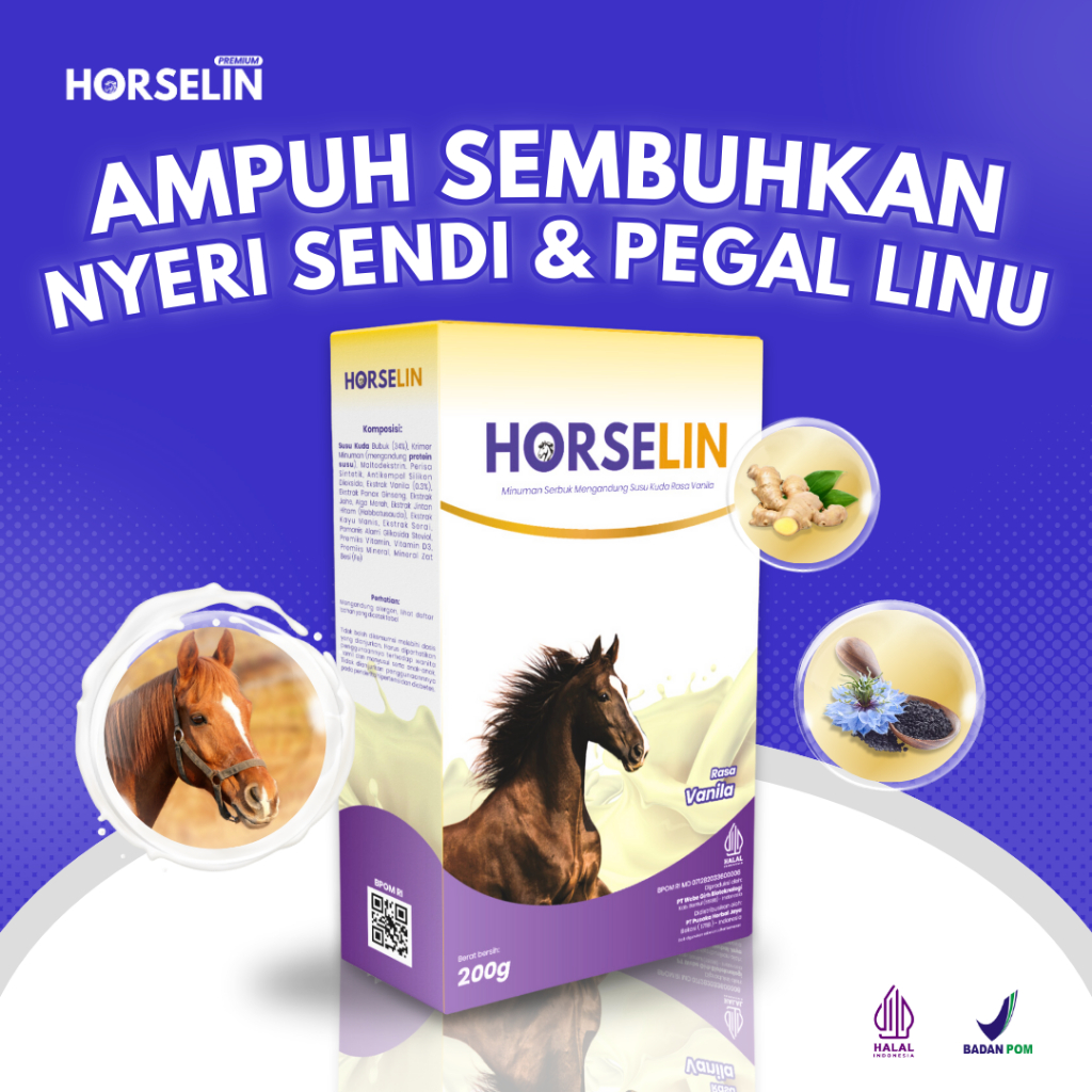 

Horselin - Susu Kuda Liar Murni Asli Lombok Paket Isi 1 Box