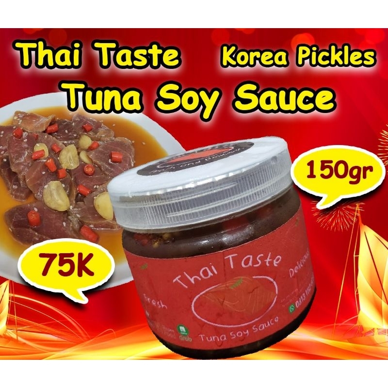 

Tuna soy sauce ( ikan tuna segar mentah )
