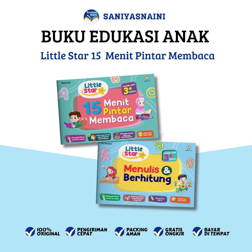 

Ziyadbooks Official Littlestar Buku Belajar Pintar Membaca Anak Bergambar 2 3 4 Tahun Edukasi