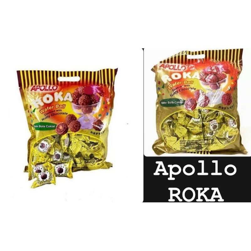 

Apollo Roka Coklat Wafer Ball Apollo Roka
