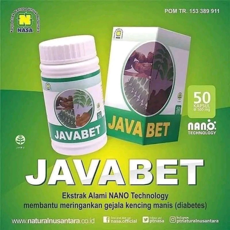JAVABET NASA - OBAT HERBAL DIABETES