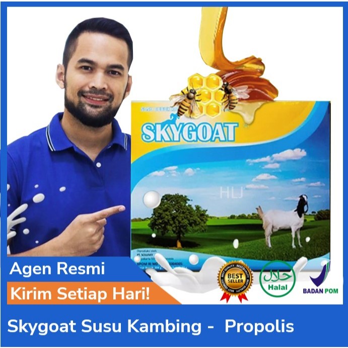 

SKYGOAT / SKY GOAT Susu Kambing Etawa Kandungan Madu Propolis