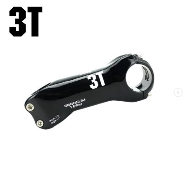 Stem Carbon 3T ERGOSUM TERM Stem 3T Hitam Sepeda Roadbike MTB