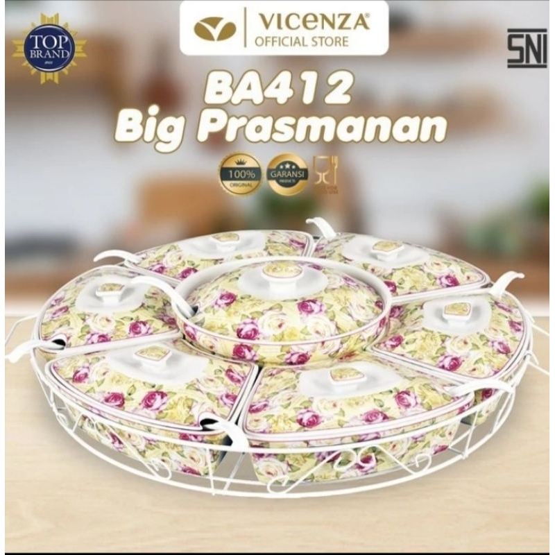 Vicenza Prasmanan Roller Set Besar BA412 Mawar, Melati