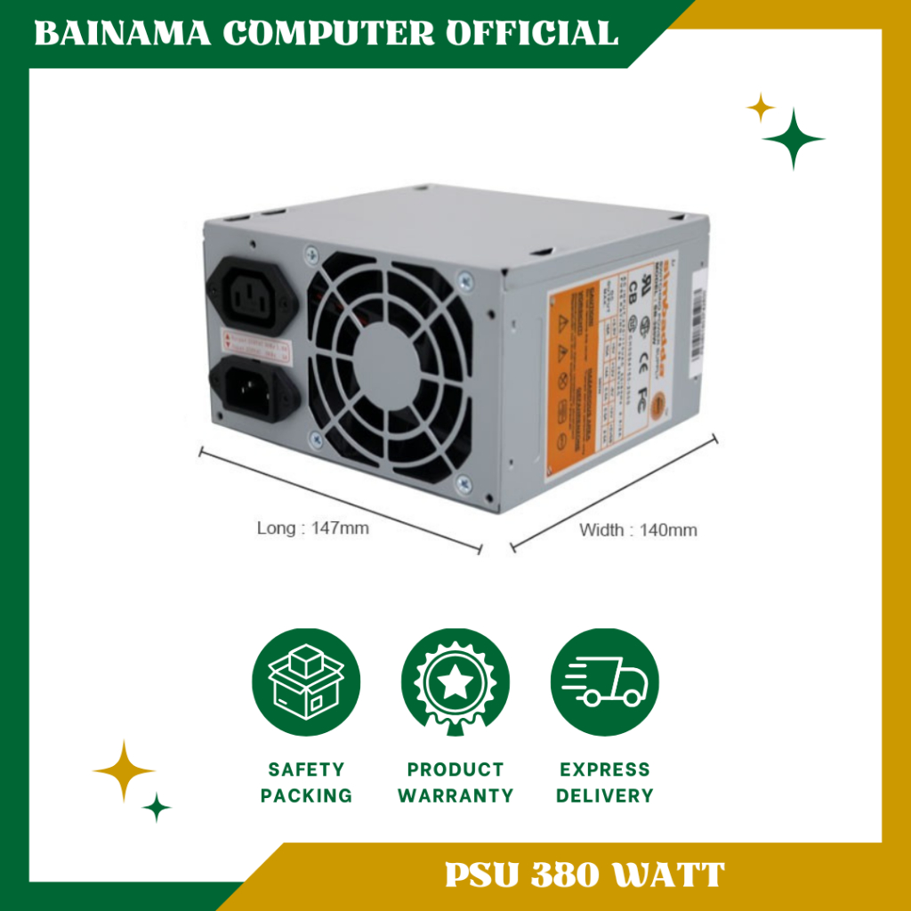 Power Supply 380 Watt PSU Murah Berkualitas