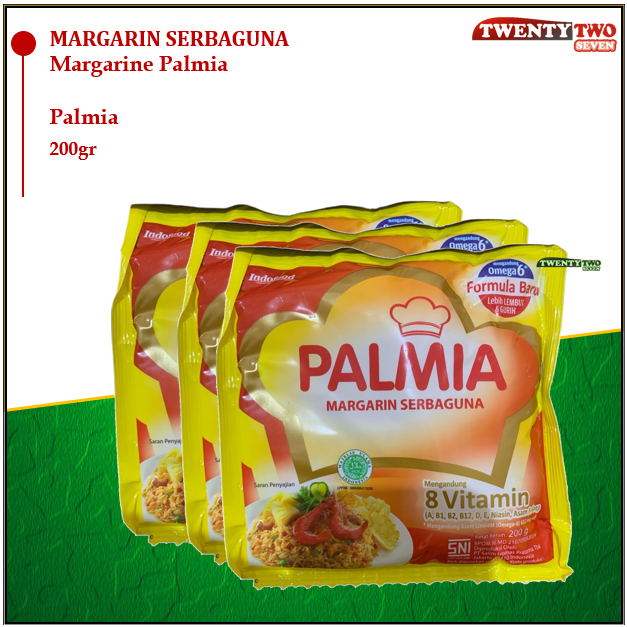 

Margarin Margarine Mentega Serbaguna Masak Cooking Baking Palmia Sachet 200gr