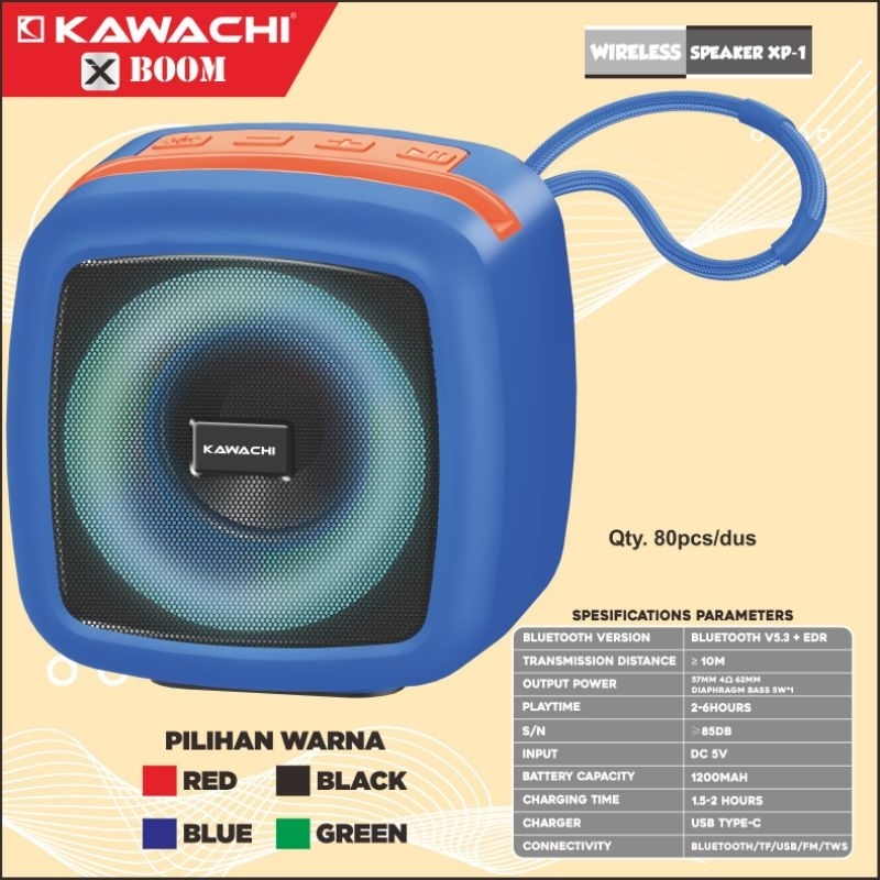 Speaker XP 1 Boom Kawachi Speaker Aktif portable Speaker bluetooth Speaker mini Speaker bass kuat su