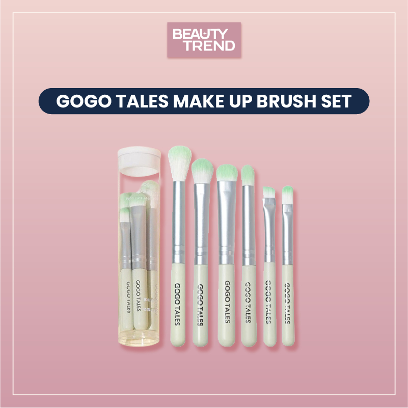 [READY ORI] Gogo Tales Brush Set Gogo Tales Makeup Brush Gogo Tales Kuas Makeup Gogo Tales Set GT563
