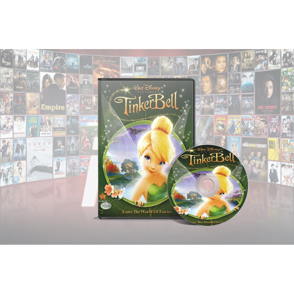 DVD Film Animasi Tinker Bell & Tinker Bell And The Lost Treasure (2008-2009)