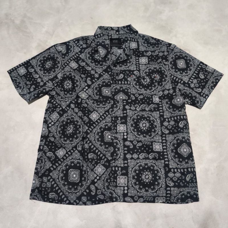 Kemeja pasley bandana dimitri black 2016 hitam motif