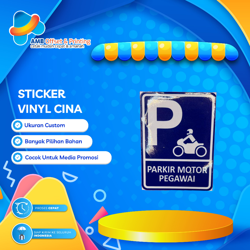 

Cetak Stiker Vinyl Cina Meteran Murah Custom
