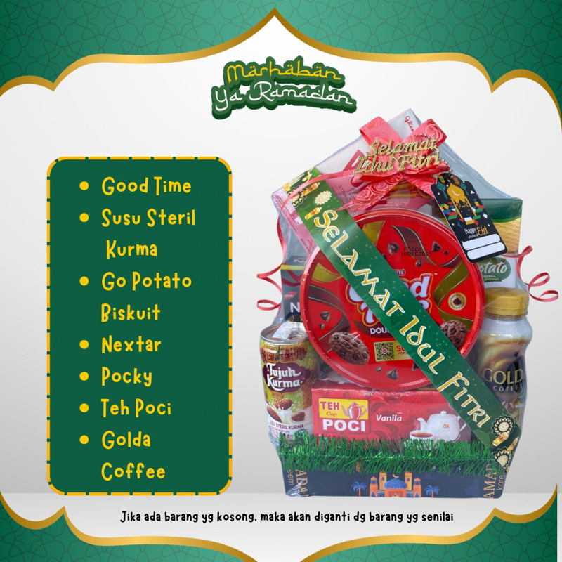 

BIG SALE READY STOCK PARCEL HADIAH HAMPERS LEBARAN HAMPERS IDUL ADHA PARCEL LEBARAN PAKET LEBARAN