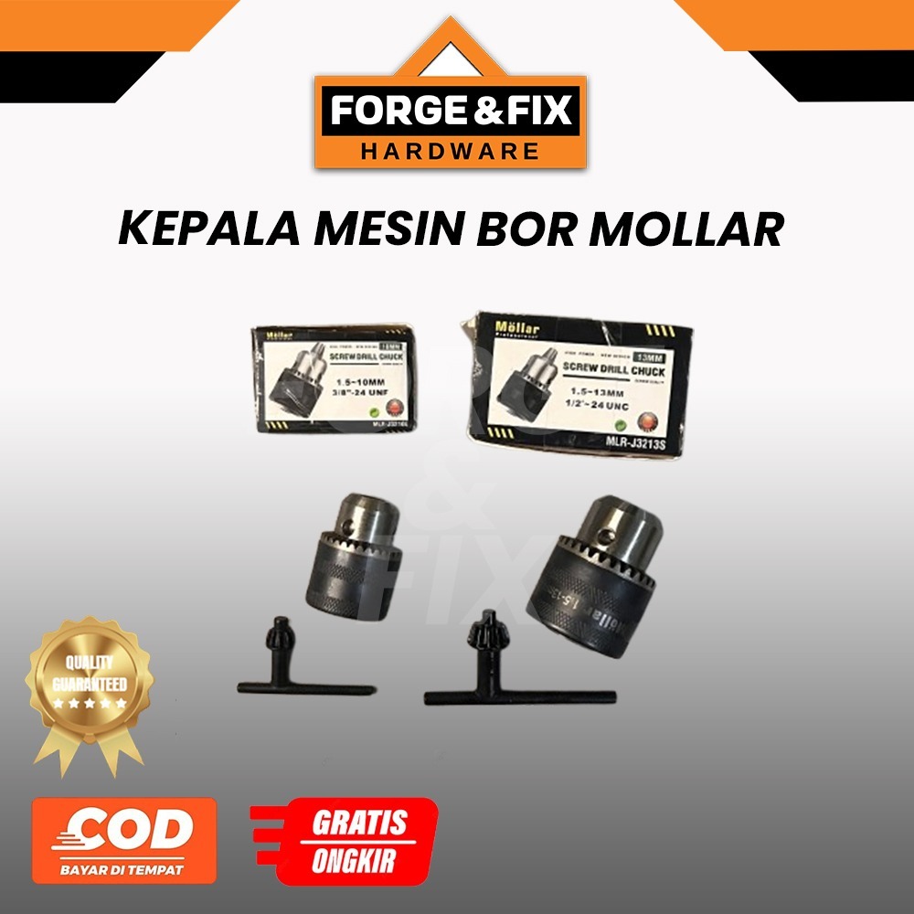 MOLLAR Kepala Mesin Bor Listrik 10 13 MM