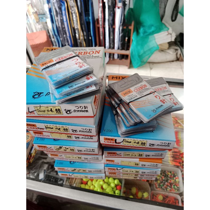 kail/mata pancing mix carbon 1010  0,1/0,3/0,6/0,8 kuning