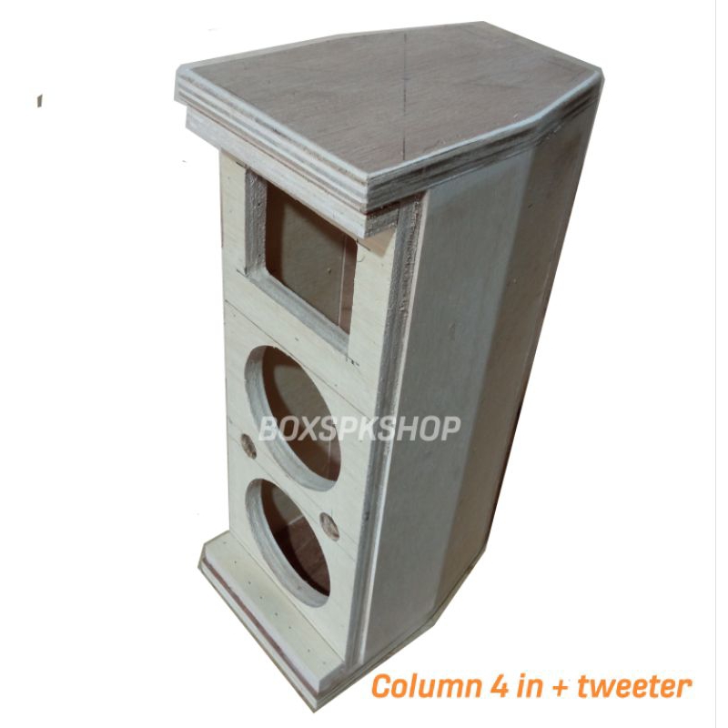 Box column 4 inch + tweeter box speaker