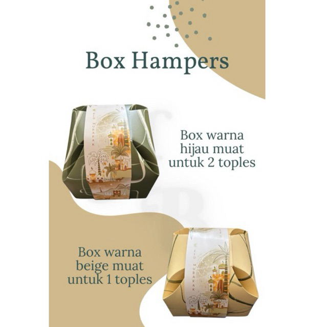 

Tambahan box untuk hampers