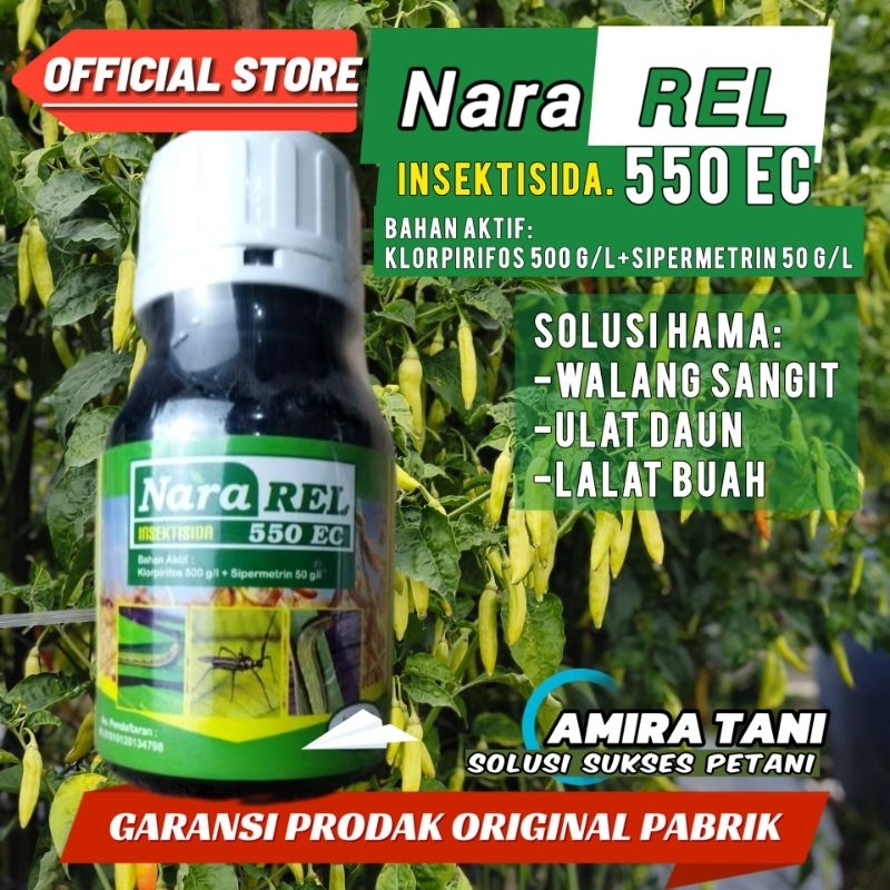 INSEKTISIDA NARAREL 550EC 250 ML basmi ulat walang dan wereng