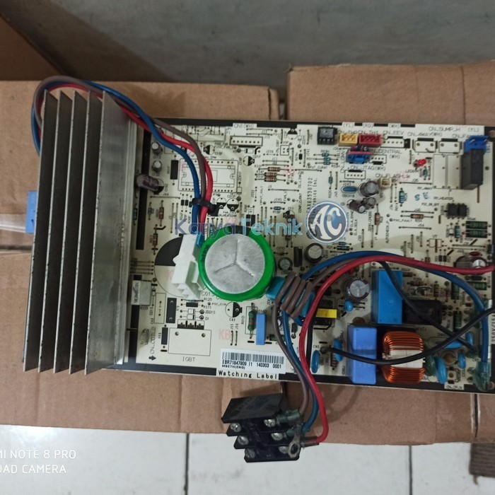 PCB MODUL OUTDOOR AC LG INVERTER V SMART INVERTER EBR71847809 ASLI
