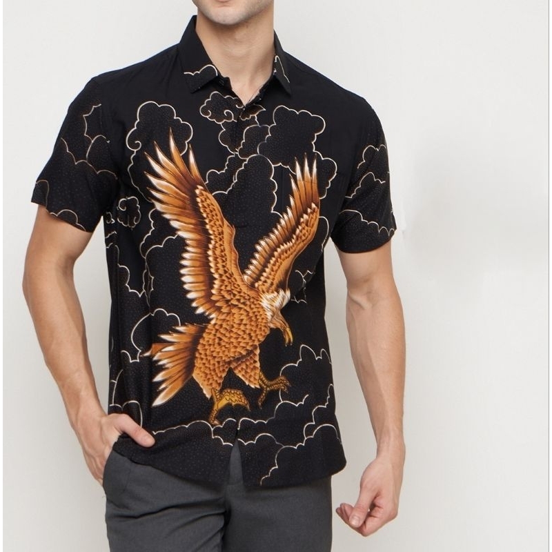 Kemeja batik pria slimfit premium motif mewah batik katun