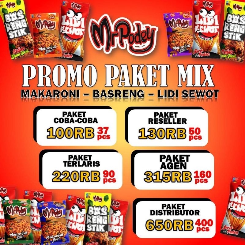 

paket distributor pemula mr podey