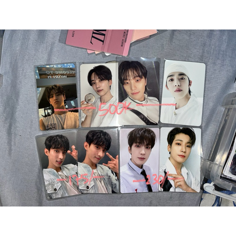 Photocard pc Seventeen Mingyu Deus sector17 lucky draw Dokyeom DK Yzy yizhiyu sector17 Wonwoo dvd po