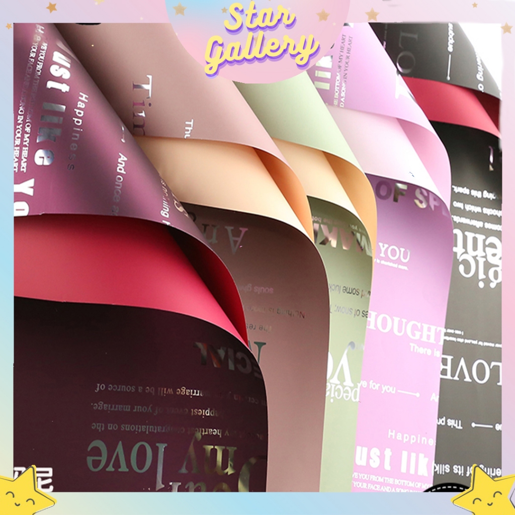 

Kertas Bunga Buket Bicolor Flower Wrapping 2 warna Florist Paper KB6017