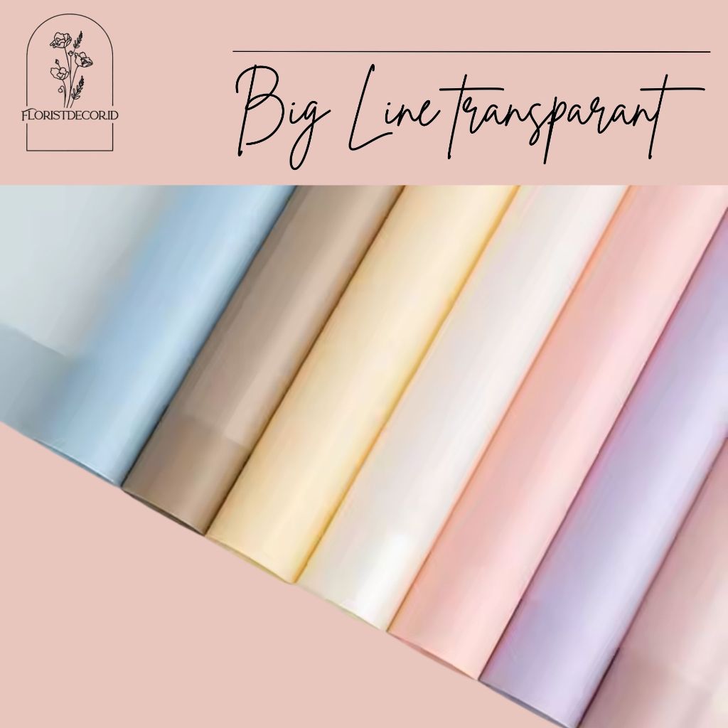 

( QC) ECER TERMURAH BIG LINE COLOR CELLOPHANE WRAPPING PAPER CELLO BOLD FRAME WATERPROOF KERTAS