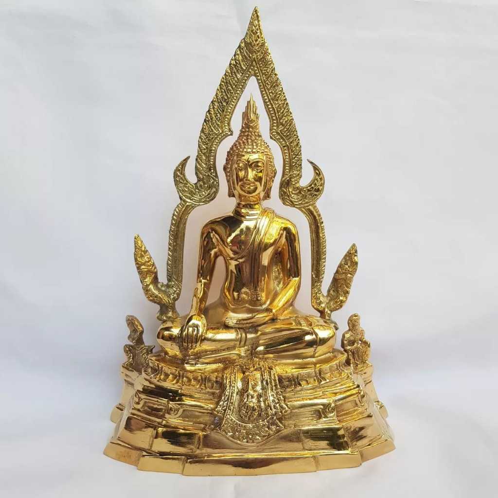 Rupang Patung Buddha Jinarat/Chinaraj Emas