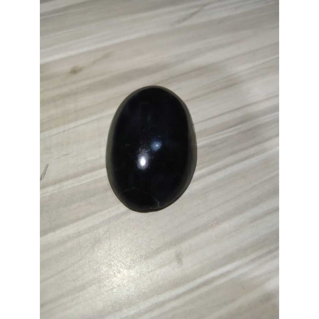 Batu Giok Aceh Oval Hitam