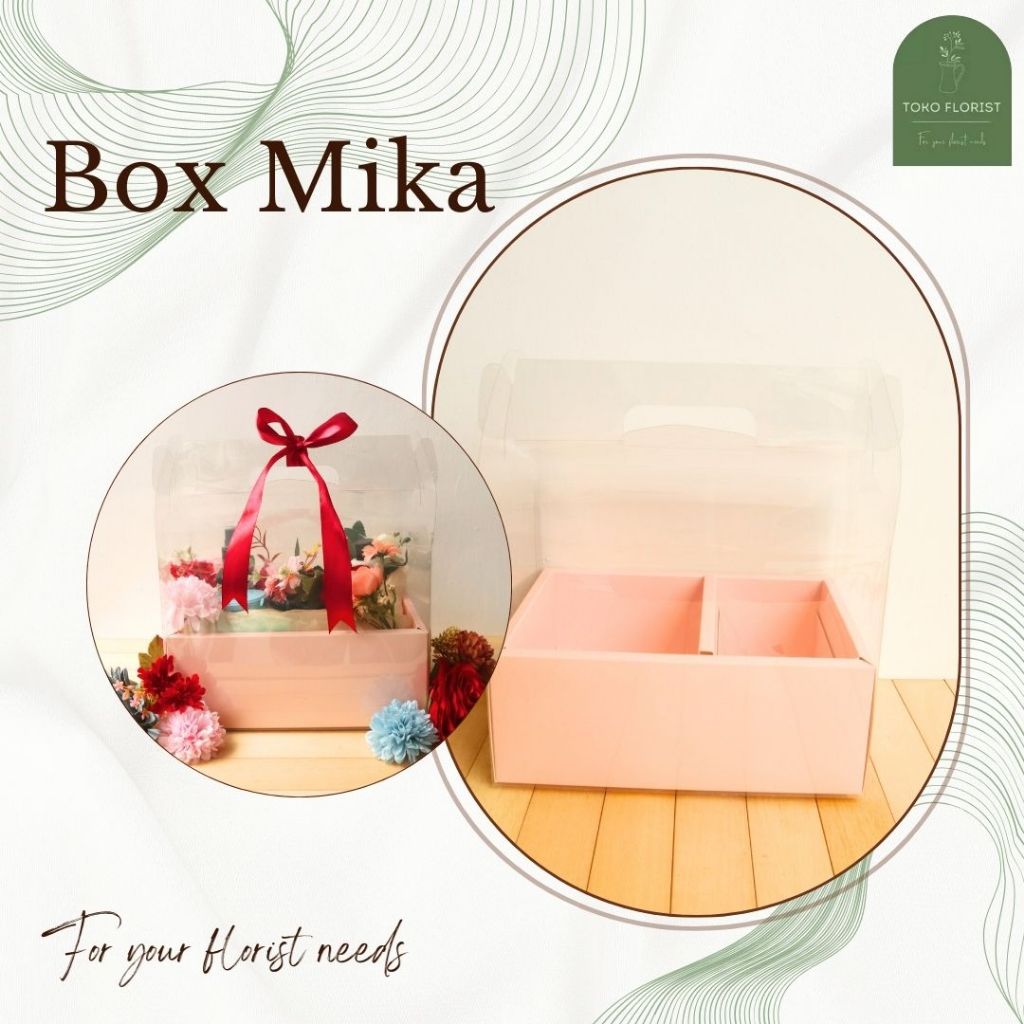 

ECER Gable Mika Bag / Flower Box / Hampers Box