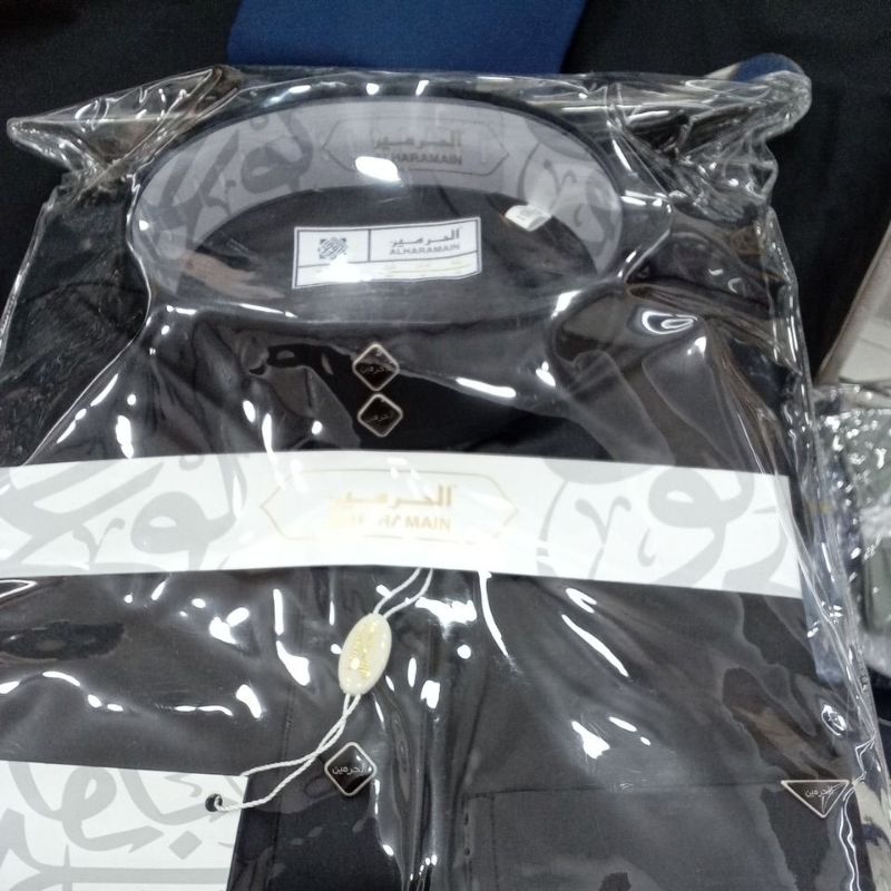 JUBAH HARAMAIN POLYESTER PREMIUM JUBAH HITAM