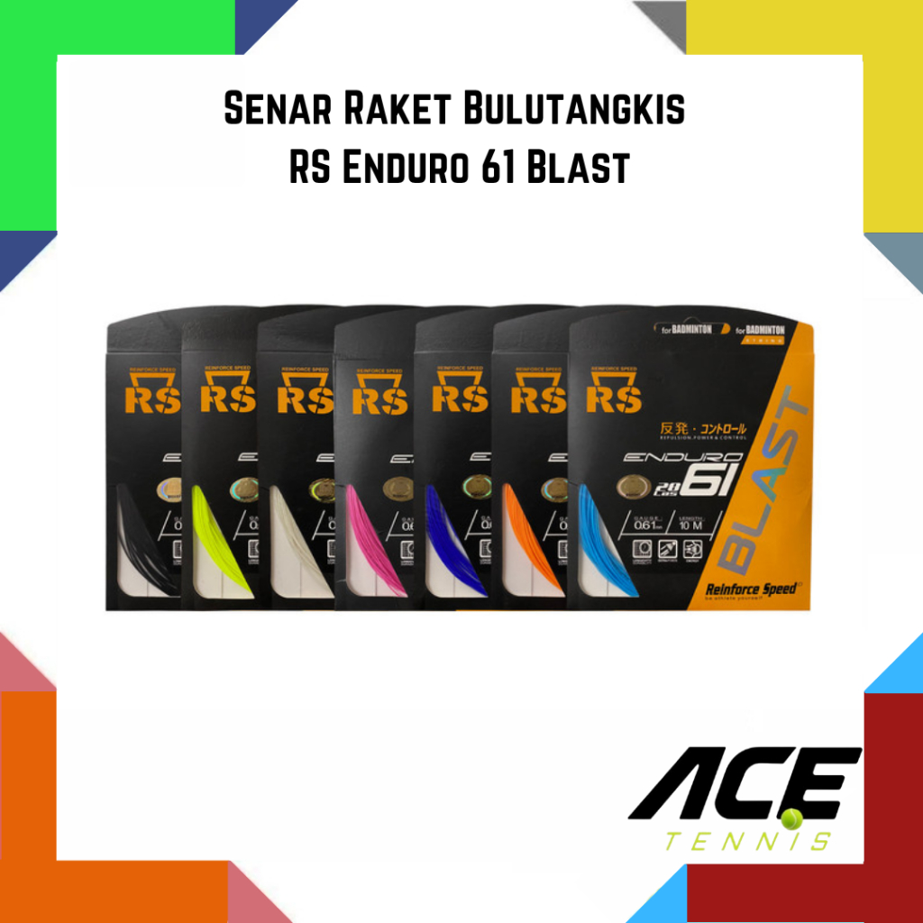 Senar Raket Badminton / Senar Raket Bulutangkis RS Enduro 61 Blast