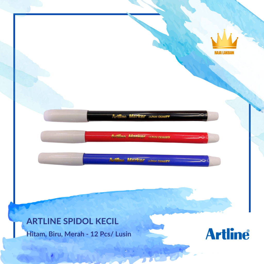 

Spidol Kecil Mini Artline EK 316/ Hitam/ Biru/ Merah - Lusin