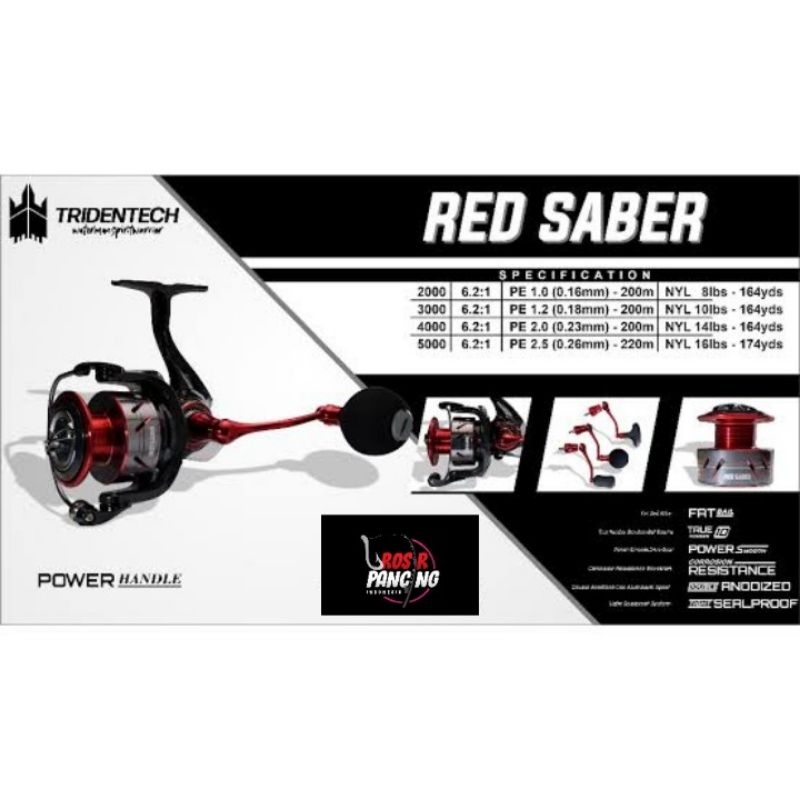 TRIDENTECH RED SABER Spinning Reel