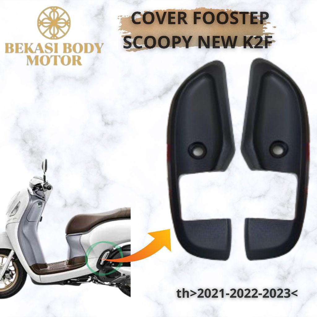 cover FOOTSTEP scoopy cover pijakan kaki belakang SCOOPY K2F NEW 2021