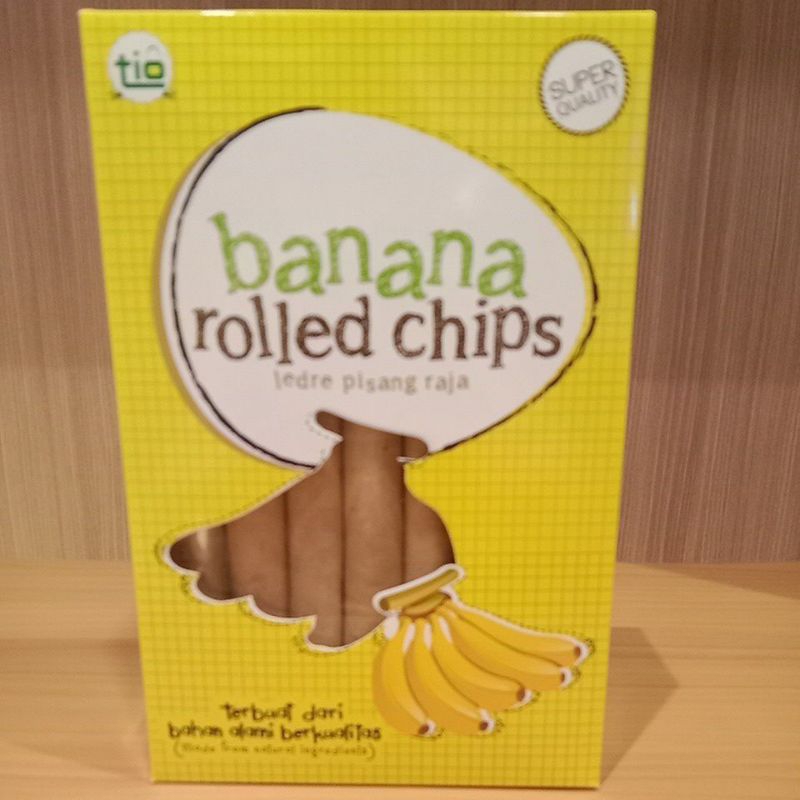 

Banana rolled chips